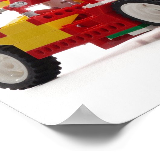 Container Crane Truck Poster (Ecke)