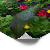 Container Garden Design mit blauem Stuhl in unsere Poster (Ecke)