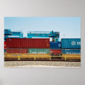 Container im Port Poster (Vorne)