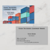 Container/Lastkraftwagen Visitenkarte (Vorne/Hinten)