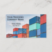 Container/Lastkraftwagen Visitenkarte (Vorderseite)