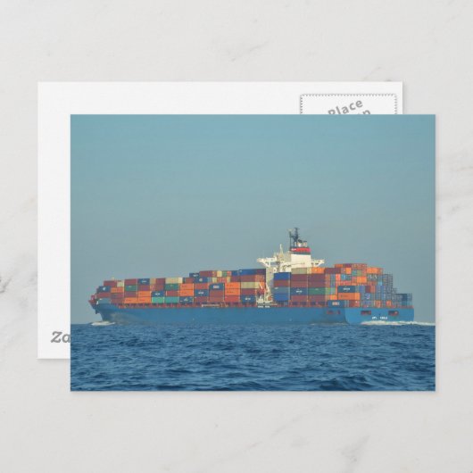 Container Schiff APL CHILE Postkarte (Vorne/Hinten)
