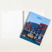 Container ship and tug year planner 2024 planer (Anzeige)