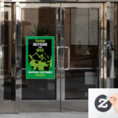 Container-Zuhause Fensteraufkleber (Büro Tür)