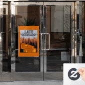 Container-Zuhause Fensteraufkleber (Büro Tür)