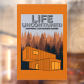 Container-Zuhause Fensteraufkleber (Blatt 2)