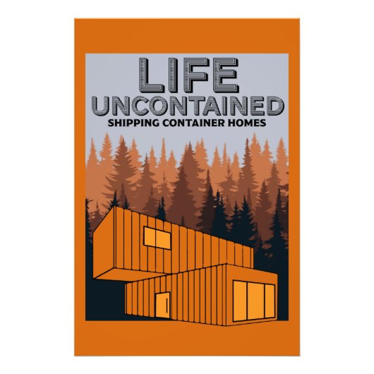 Container-Zuhause Fotodruck (Vorne)