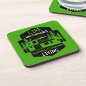 Container-Zuhause Getränkeuntersetzer (Linke Seite)