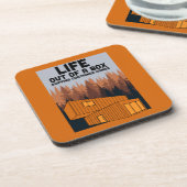 Container-Zuhause Getränkeuntersetzer (Linke Seite)