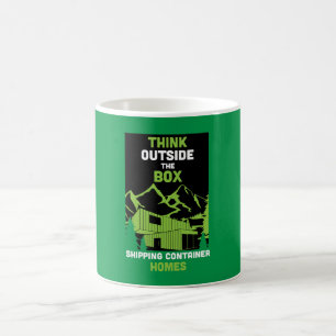 Container-Zuhause Kaffeetasse