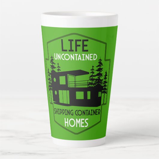 Container-Zuhause Milchtasse (Vorderseite)