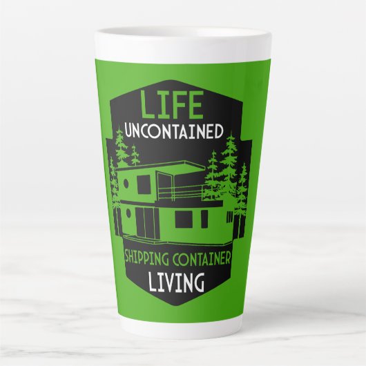 Container-Zuhause Milchtasse (Vorderseite)