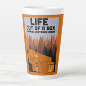 Container-Zuhause Milchtasse (Vorderseite)