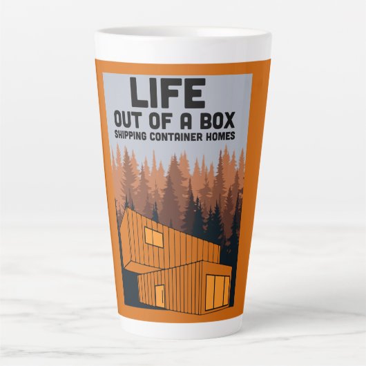 Container-Zuhause Milchtasse (Vorderseite)