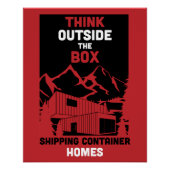 Container-Zuhause Poster (Vorderseite)