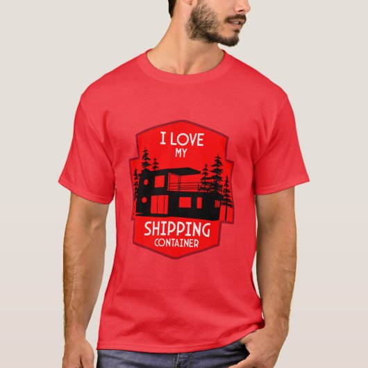 Container-Zuhause T-Shirt (Vorderseite)