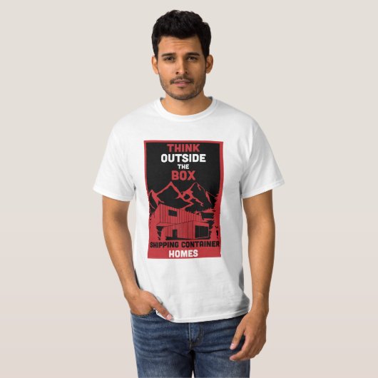 Container-Zuhause T-Shirt (Vorne ganz)