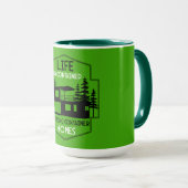 Container-Zuhause Tasse (VorderseiteRechts)