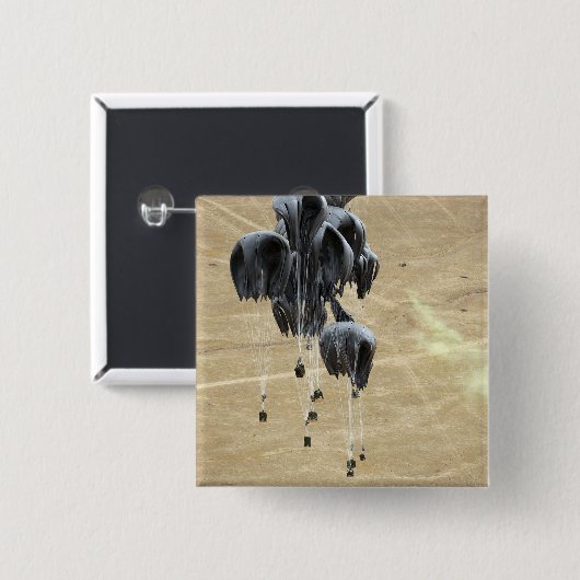 Container-Zustellsystem bündelt Fallschirm Button (Vorne & Hinten)