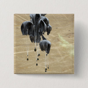 Container-Zustellsystem bündelt Fallschirm Button