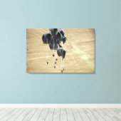 Container-Zustellsystem bündelt Fallschirm Leinwanddruck (Insitu (Holzboden))