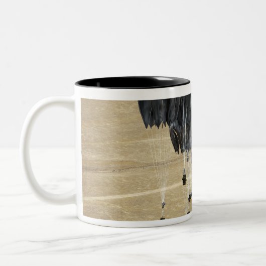 Container-Zustellsystem bündelt Fallschirm Zweifarbige Tasse (Links)