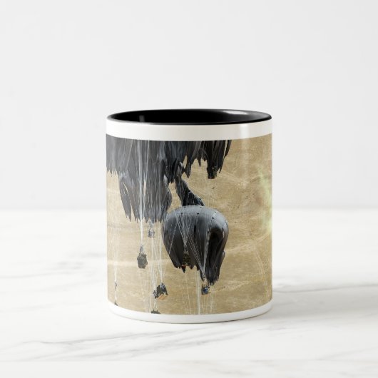 Container-Zustellsystem bündelt Fallschirm Zweifarbige Tasse (Mittel)