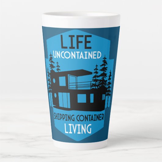 Containerarchitektur beim Versand Milchtasse (Vorderseite)