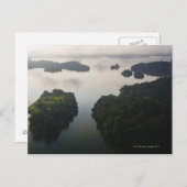 Containerschiff auf dem Panamakanal Lago Gatun, Postkarte (Vorne/Hinten)