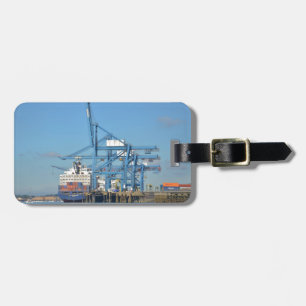 Containerschiff-Dock Gepäckanhänger