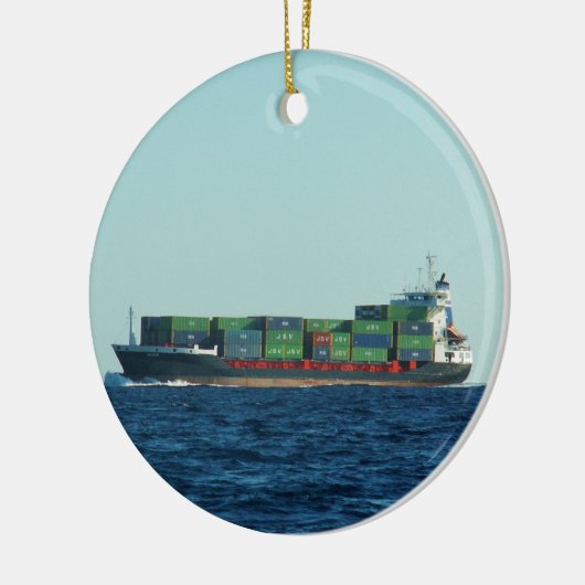 Containerschiff Keramikornament (Links)