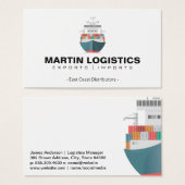 Containerschiff | Logistik (Vorne & Hinten)