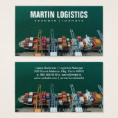 Containerschiff | Logistik | Hafen (Vorne & Hinten)