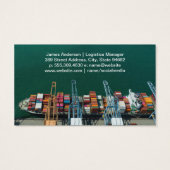 Containerschiff | Logistik | Hafen (Rückseite)