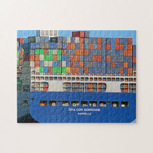 Containerschiff Marseille Jigsaw Puzzle (Horizontal)
