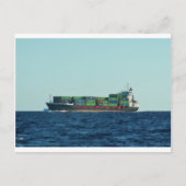 Containerschiff Postkarte (Vorderseite)