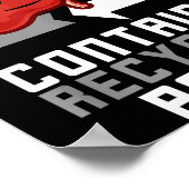 Contains Recycled Parts Liver Transplant Survivor  Poster (Ecke)