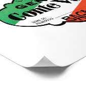 Conte Verde Gepäcksiegel Poster (Ecke)