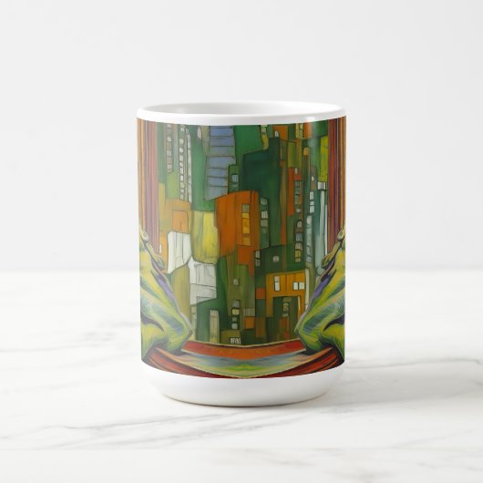 Contemplating their situation Mug Kaffeetasse (Mittel)