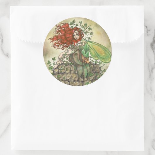 Contemplative Fairy Sticker (Tasche)