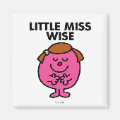 Contemplative Little Miss Wise Magnet (Vorne)