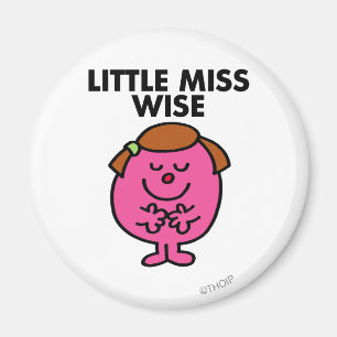 Contemplative Little Miss Wise Magnet