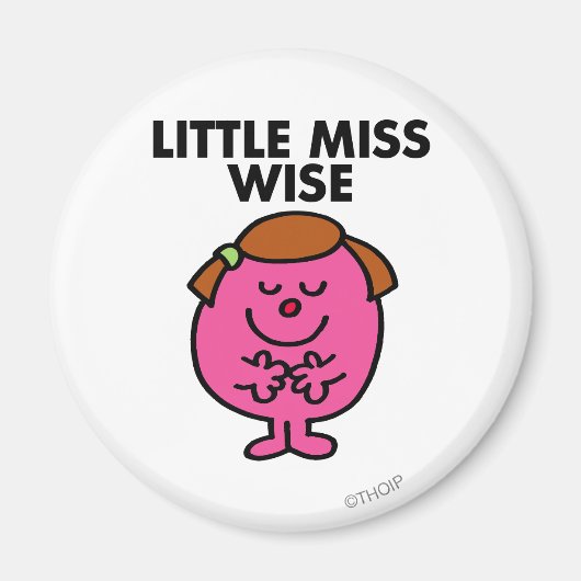 Contemplative Little Miss Wise Magnet (Vorne)