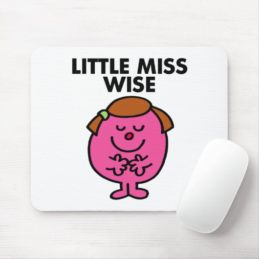 Contemplative Little Miss Wise Mousepad (Mit Mouse)