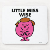 Contemplative Little Miss Wise Mousepad (Vorne)