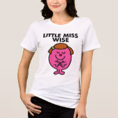 Contemplative Little Miss Wise Tri-Blend Shirt (Vorderseite)