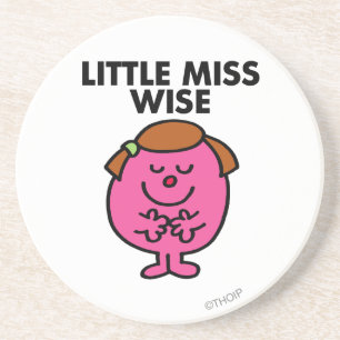 Contemplative Little Miss Wise Untersetzer