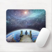 Contemplative Space Art Mouse Pad, Multi-Verse Mousepad (Mit Mouse)