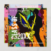 Contempo Abschluss Einladung (Vorne/Hinten)