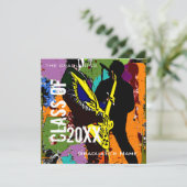 Contempo Abschluss Einladung (Stehend Vorderseite)